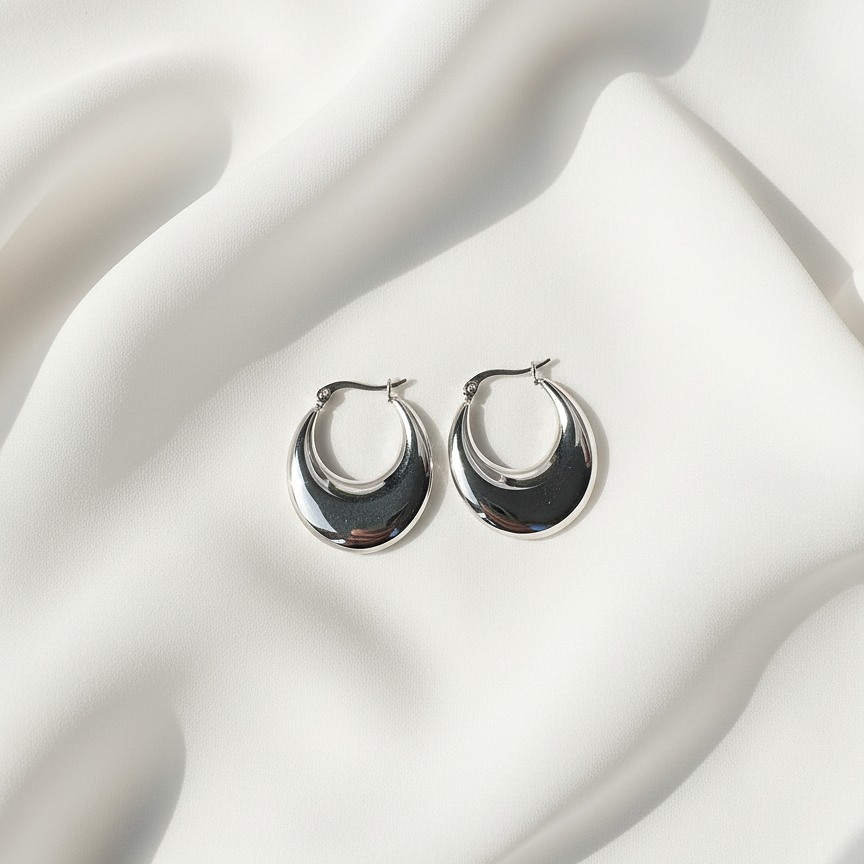 Onyx Hoops